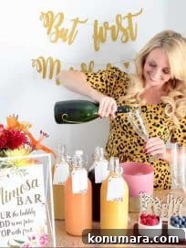 How to Make Your Own Mimosa Bar