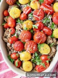 Italian Polenta Ground Turkey Casserole