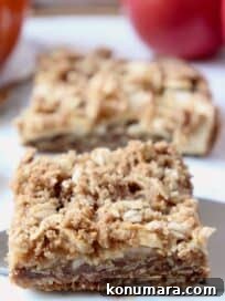 Pumpkin Spice Apple Oatmeal Bars