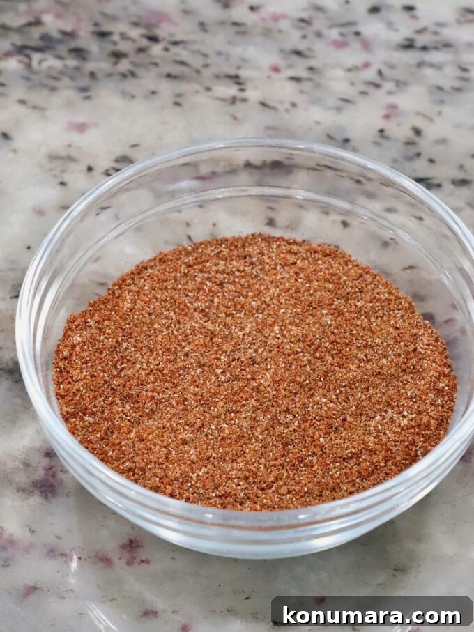 Chipotle Honey Glazed Chicken Recipe 6 Seasoning mix in a small bowl