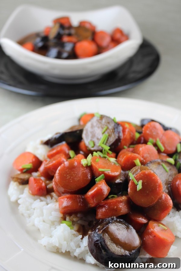 Japanese Miso-Glazed Eggplant and Carrots Recipe 3 Sweet Miso Eggplant and Carrots