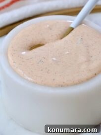 Creamy Cajun sauce in a dish.