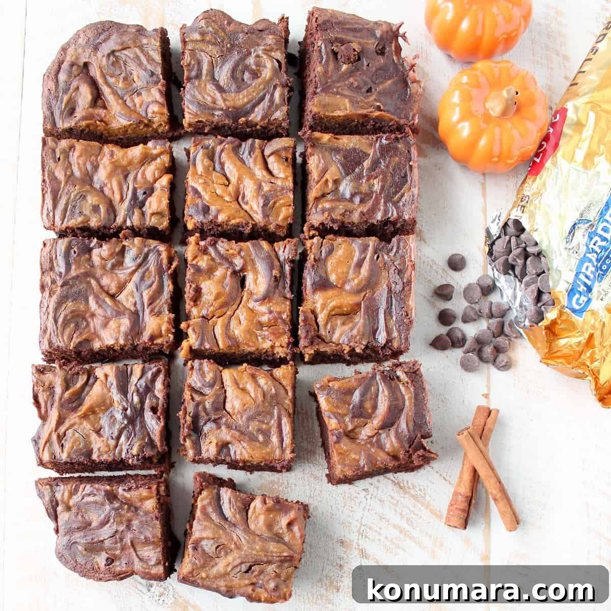 Pumpkin Cheesecake Crock Pot Brownies