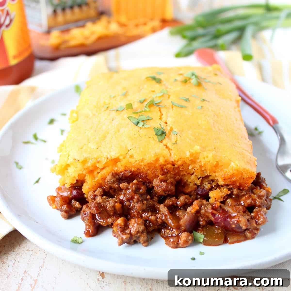 Quick Ground Beef Dinners for Weeknights 19 Buffalo Cheddar Cornbread Chili Pie