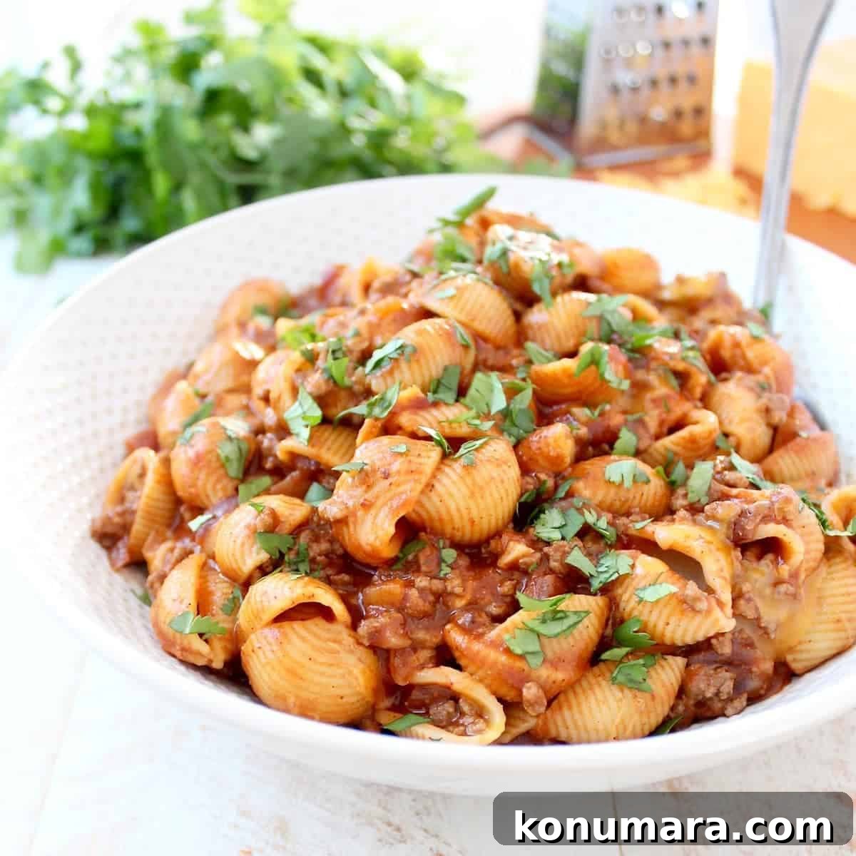 Quick Ground Beef Dinners for Weeknights 3 Enchilada Pasta Shells with Red Enchilada Sauce