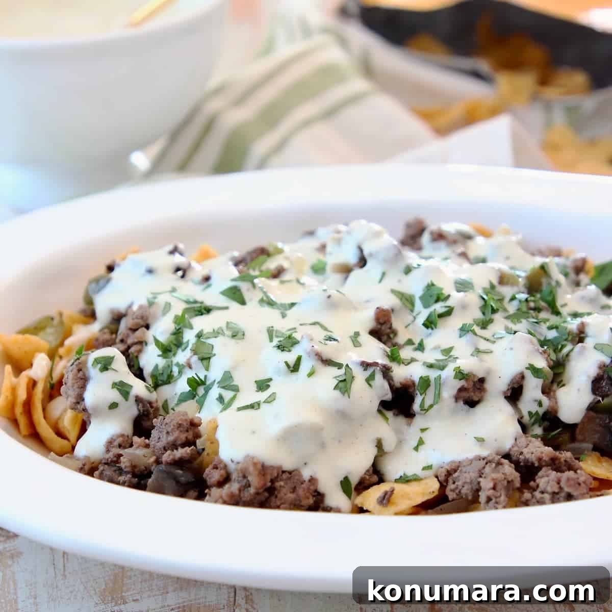 Quick Ground Beef Dinners for Weeknights 28 Philly Cheesesteak Frito Pie
