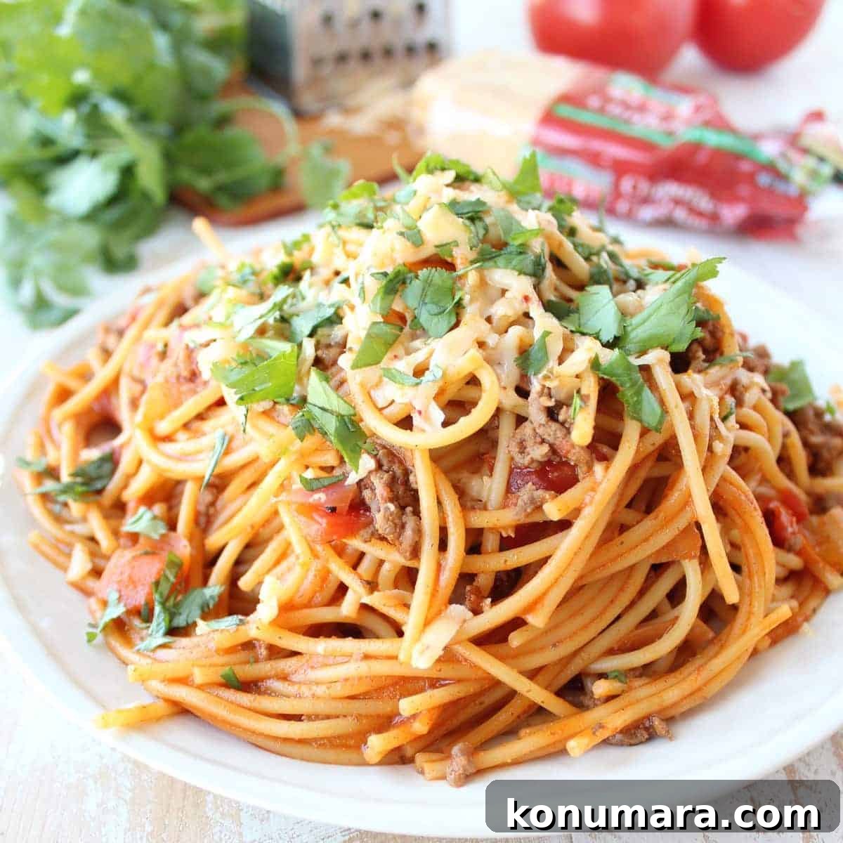 Quick Ground Beef Dinners for Weeknights 39 One Pot Taco Spaghetti