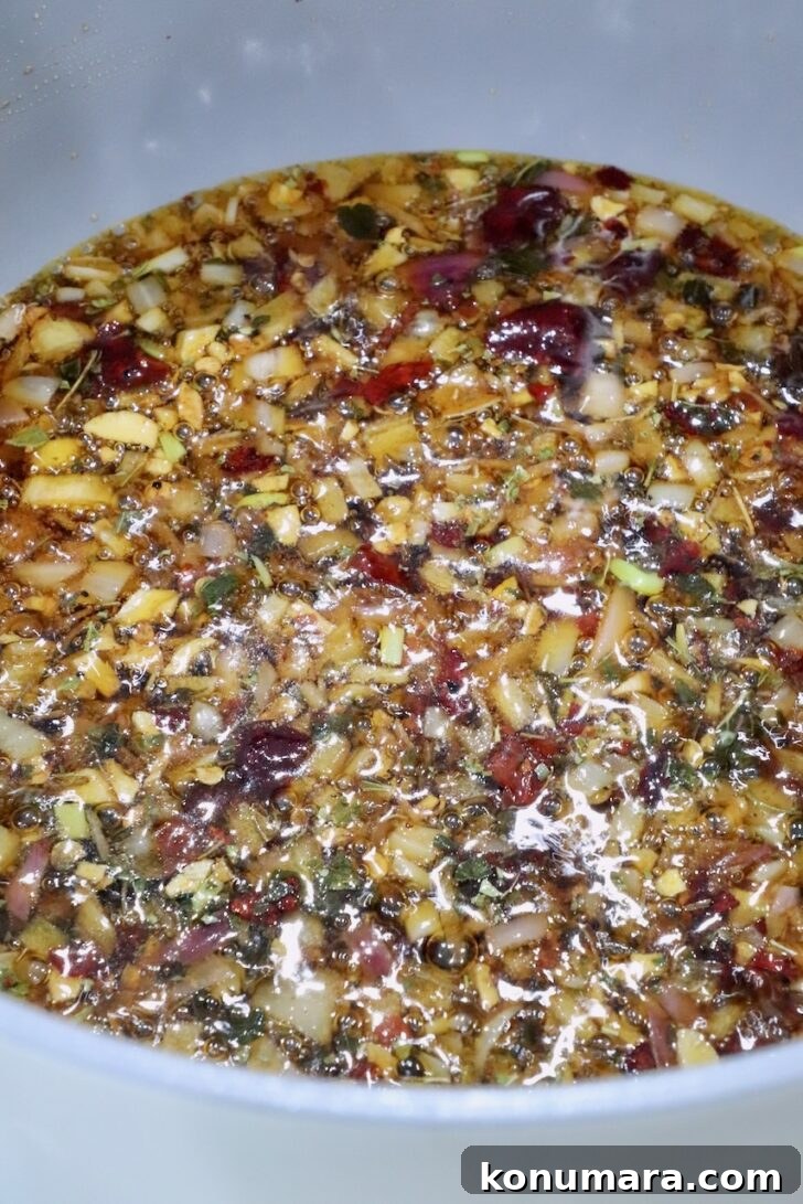 Calabrian chili crisp in a pot