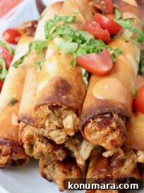 Buffalo Chicken Taquitos