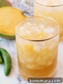 Spicy Serrano Chili Mango Margarita
