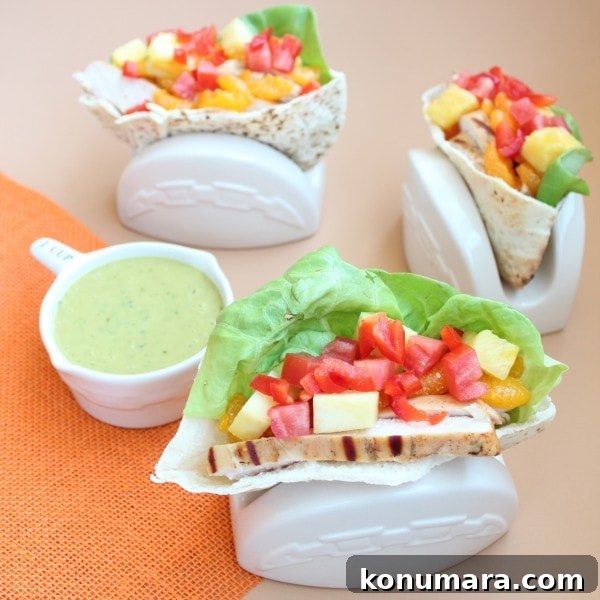 Caribbean Chicken Pita Sandwich