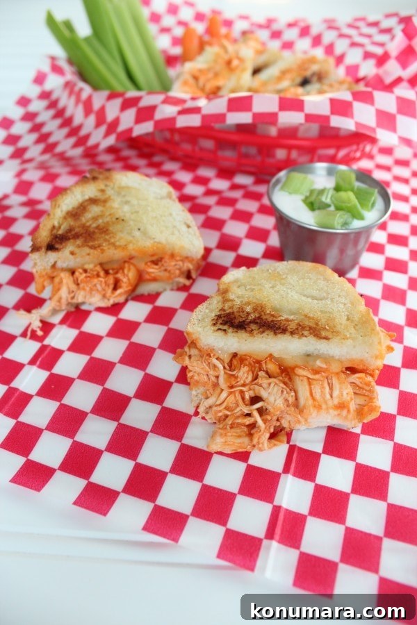 Buffalo Chicken Grilled Cheese Recipe