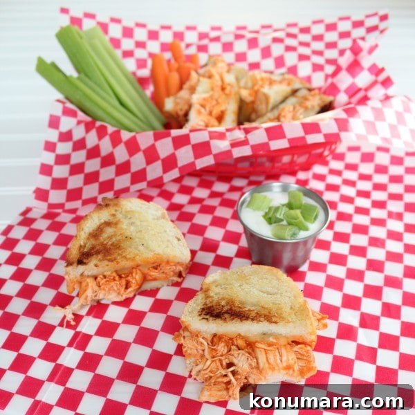 Buffalo Chicken Grilled Cheese Recipe