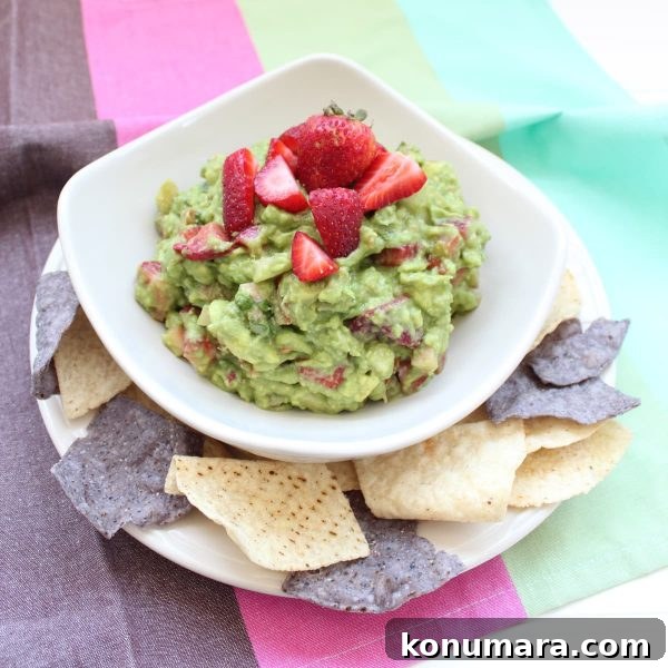 Strawberry and Peach Guacamole Recipe with Lime 3 Strawberry Peach Guacamole Recipe