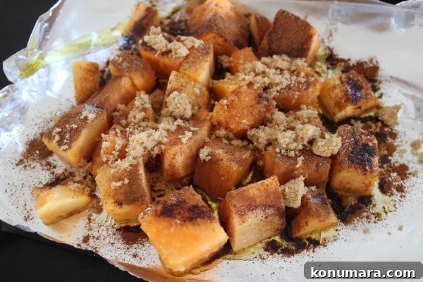 Brown Sugar Cinnamon Butternut Squash