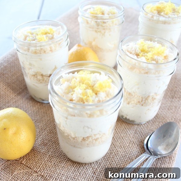 Lemon Layered Dessert Jars