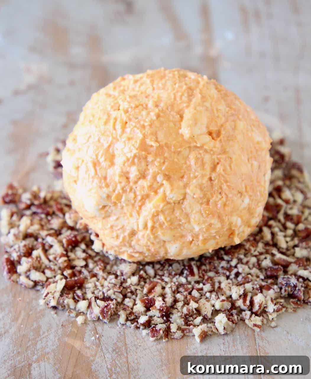 Image showing how to make a buffalo cream cheese ball