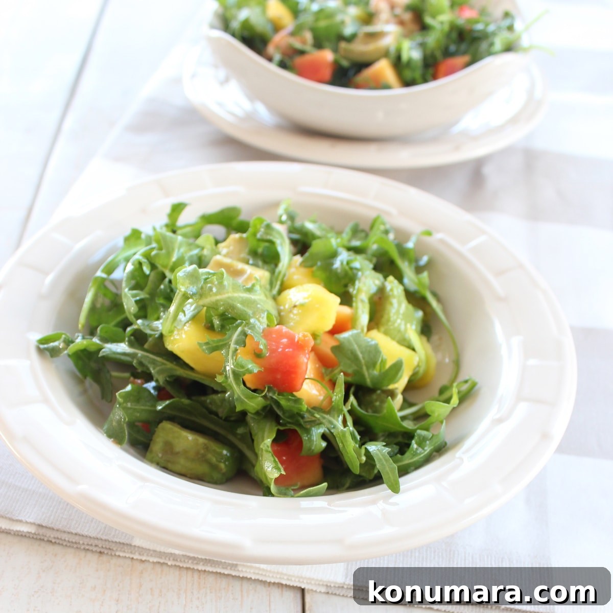 Shrimp Mango Arugula Salad