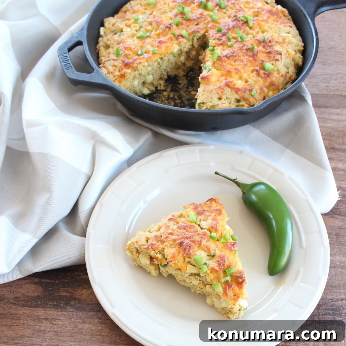 Gluten Free Jalapeno Cheddar Cornbread