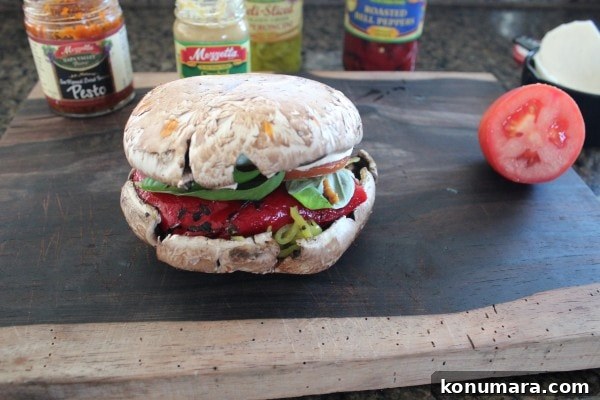 Portobello Caprese Sandwich Recipe