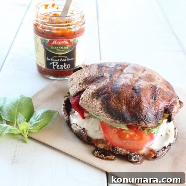 Gluten Free Grilled Portobello Mushroom Sandwich