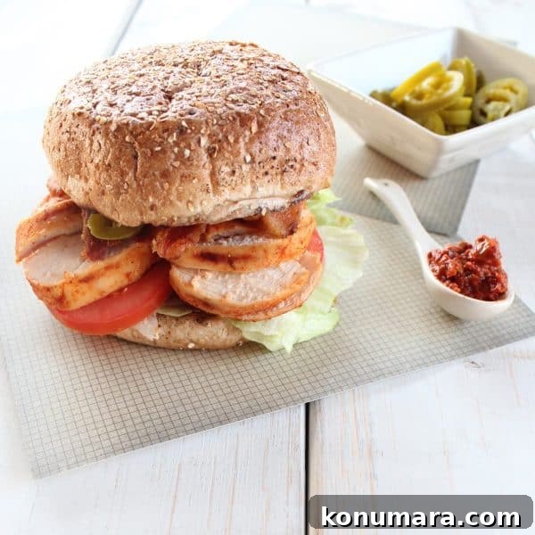 Spicy Chipotle Chicken BLT Sandwich