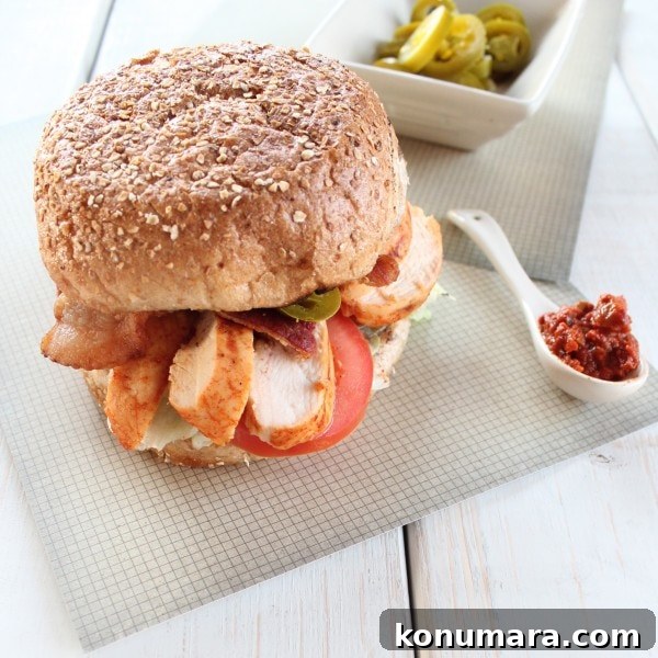 Chipotle Chicken BLT with Jalapeños