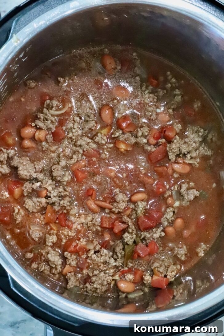 chili in an Instant Pot